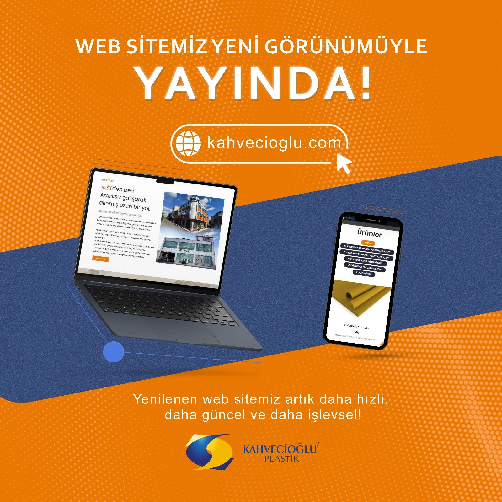 Kahvecioglu Plastic's New Website is Live Modern Design and Improved Interface